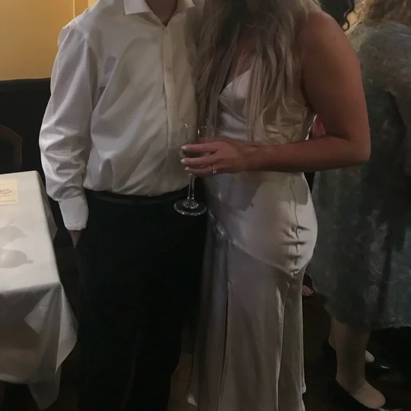 Hello Molly satin spaghetti strap midi dress - Picture 3 of 3